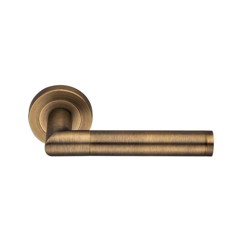 Vecte in Rose Porta Handle Matt Antique I X ostium caerimonias per Rosette ostium handles interior ostia L figura