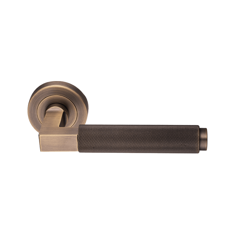 Aluminium Knurled vectis ostium manubrio Rose Antiqua Aeris